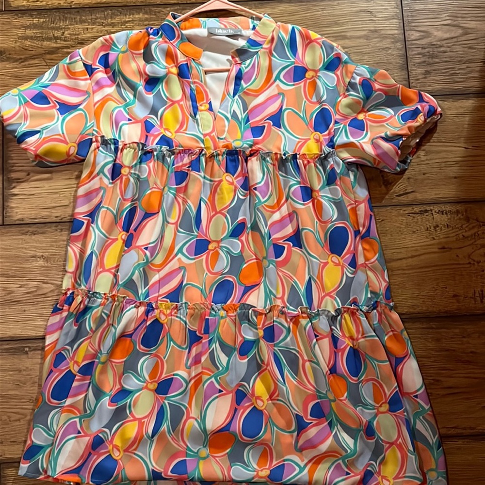 Bright flower dress